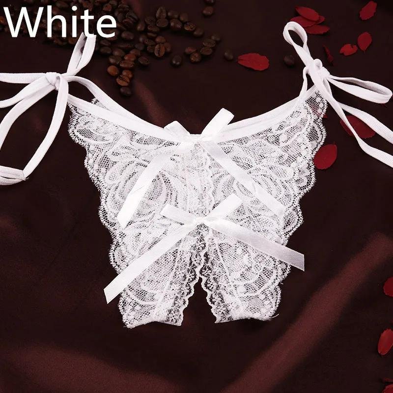 Красные кружевные трусы женские