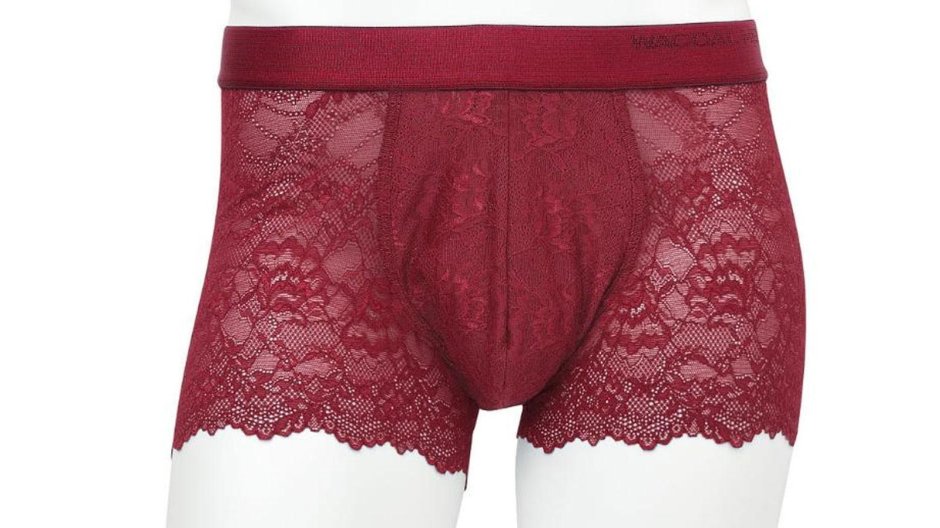 Кружевные мужские трусы японские