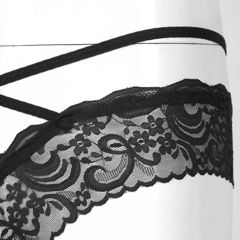 Мужские стринги с кружевами