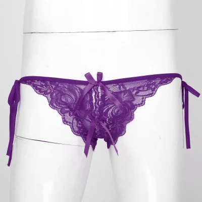 Мужские кружевные стринги