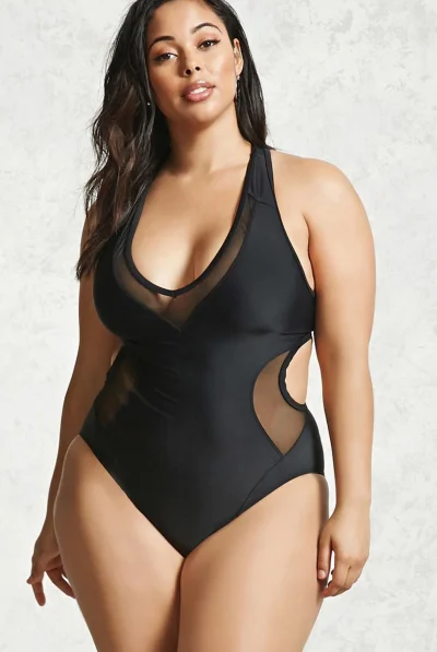 Монокини плюс сайз