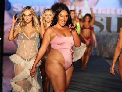 Полные модели на подиуме