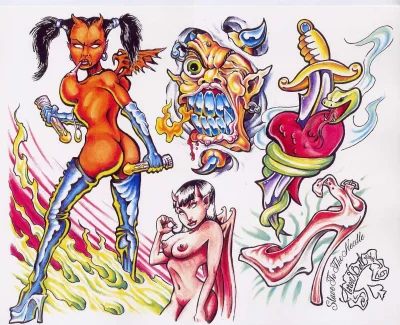 Эротические тату эскизы