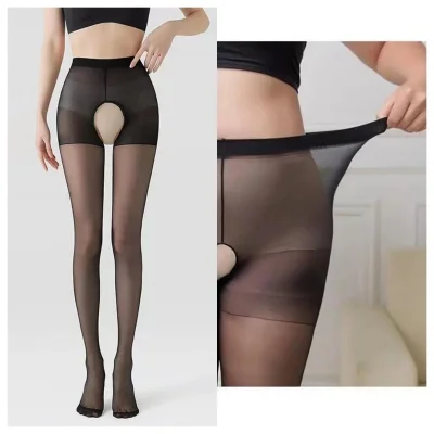 Колготки с открытой промежностью женские теплые