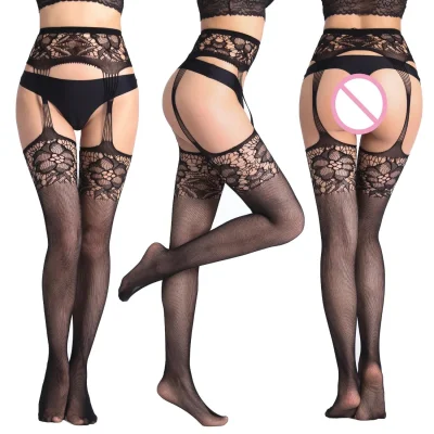 Чулки ажурные