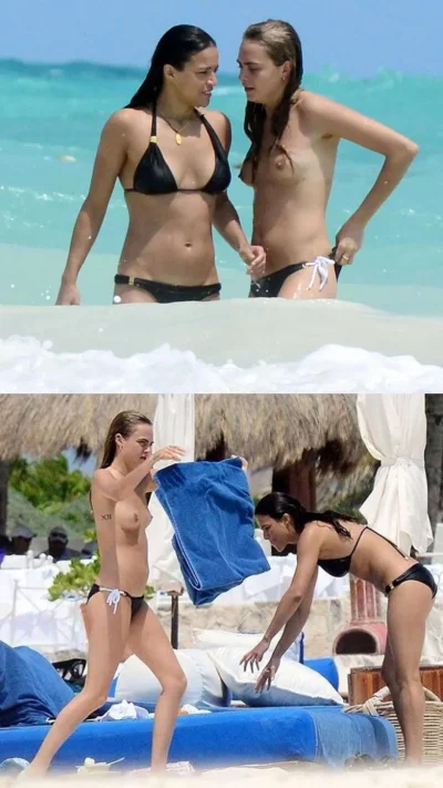 Мишель родригес и кара делевинь голые