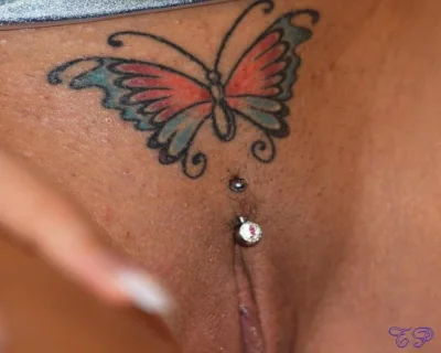 Тату с бабочками