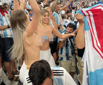 Фанатки аргентины на финале