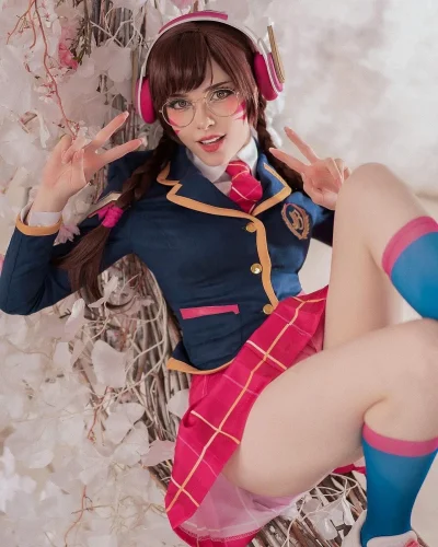 Овервотч дива +18 косплей