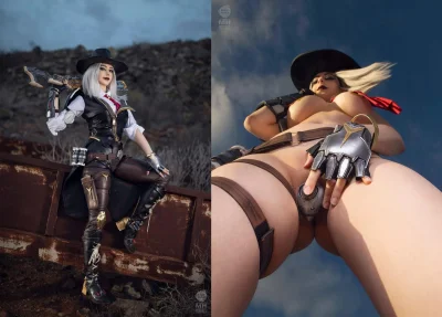 Overwatch ashe косплей