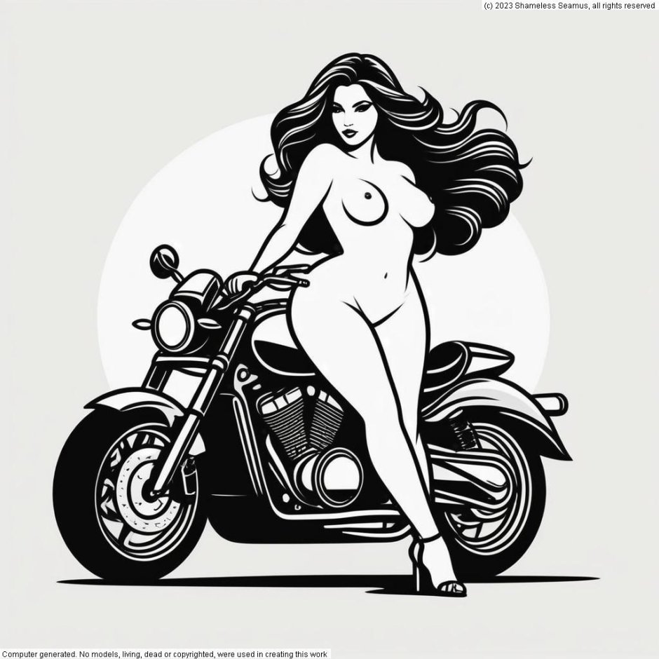 Мотоцикл эскиз