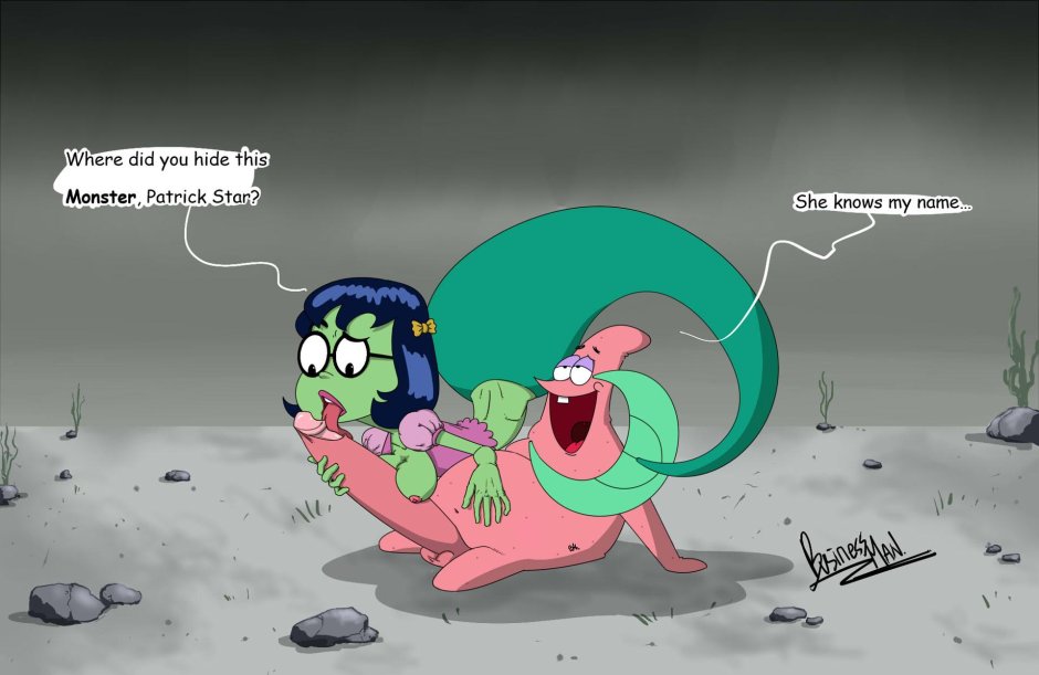 Спанч боб русалка минди