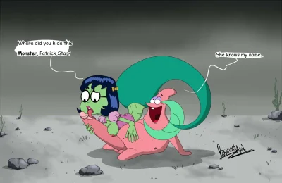 Спанч боб русалка минди