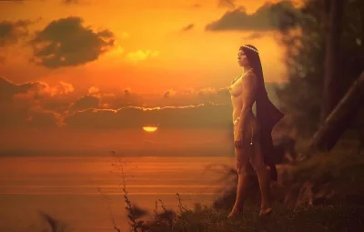 Порно на закате