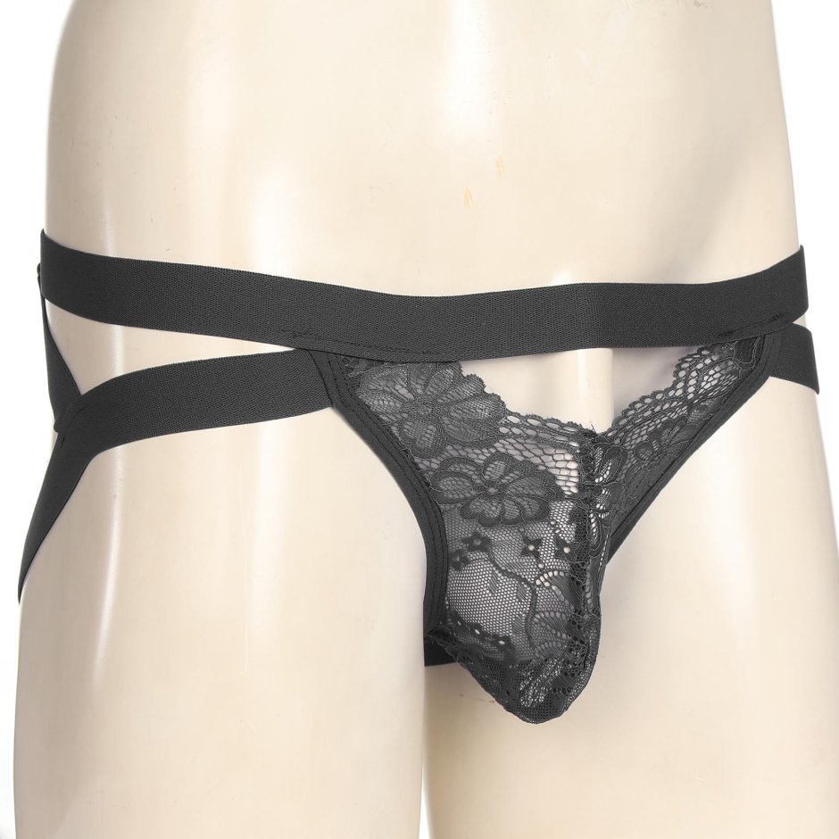 Трусы мужские кружевные сисси