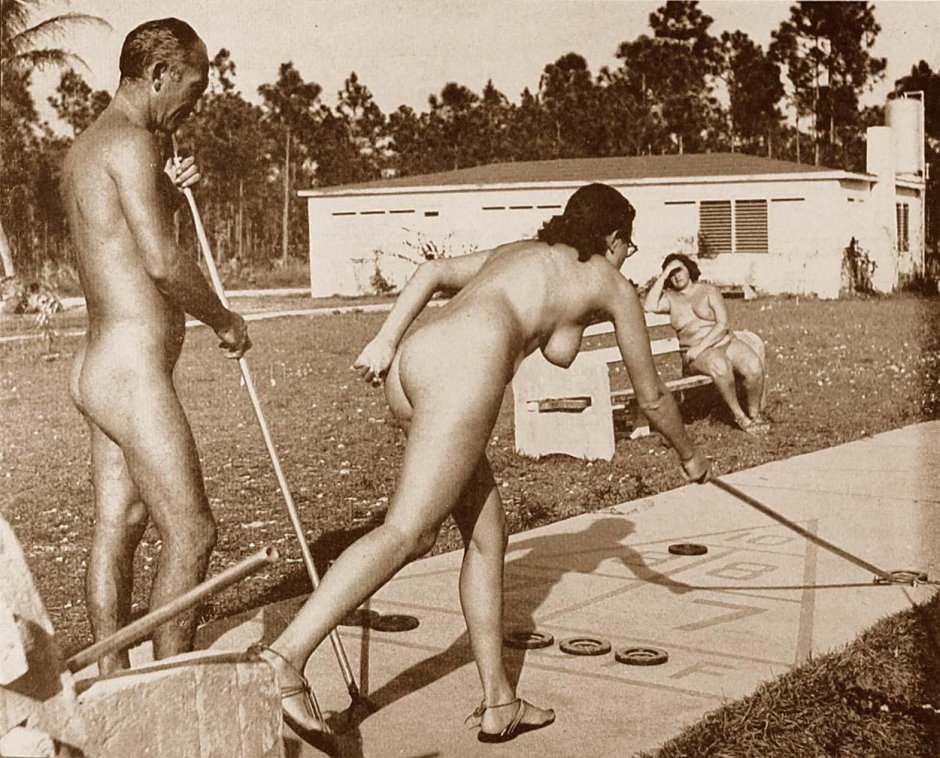 Ретро нудизм в деревне