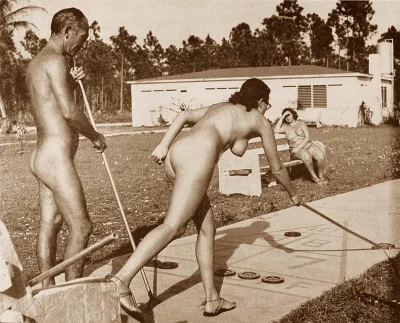 Ретро нудизм в деревне