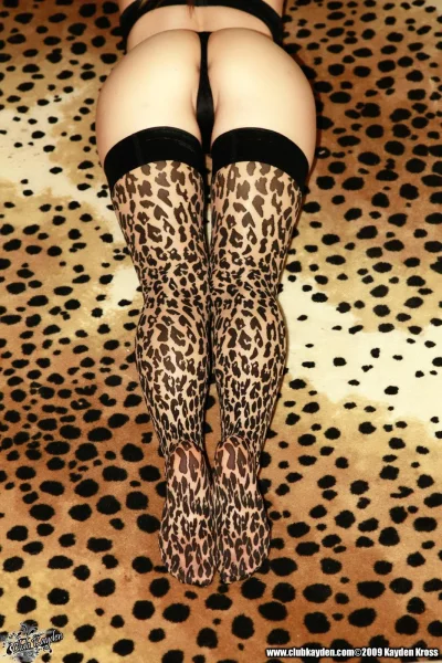Леопардовые чулки