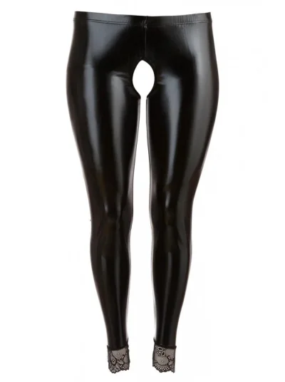 Латексные лосины с доступом