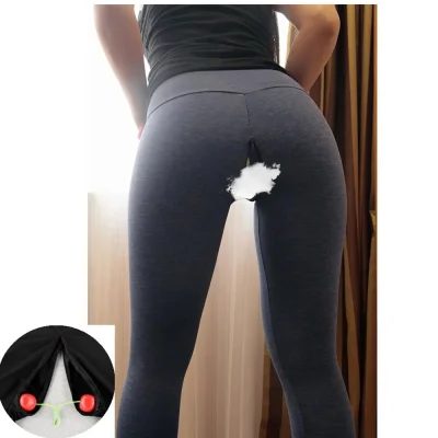 Женские брюки с открытой промежностью