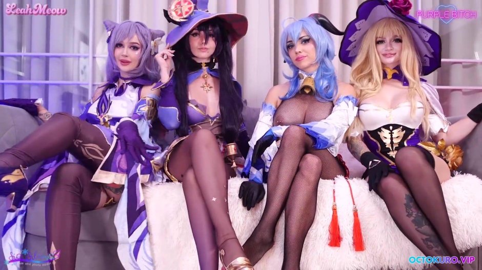 Геншин косплеи