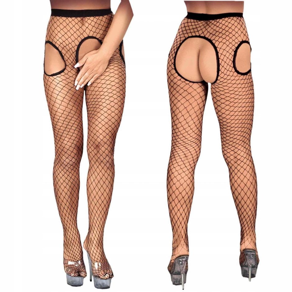 Колготки с вырезом между ног