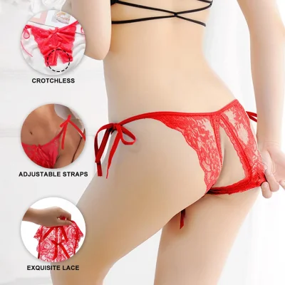 Кружевное белье с открытой промежностью