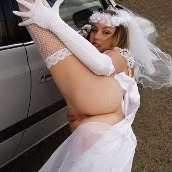 Голая невеста на свадьбе