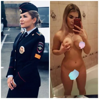 Голые сотрудницы полиции