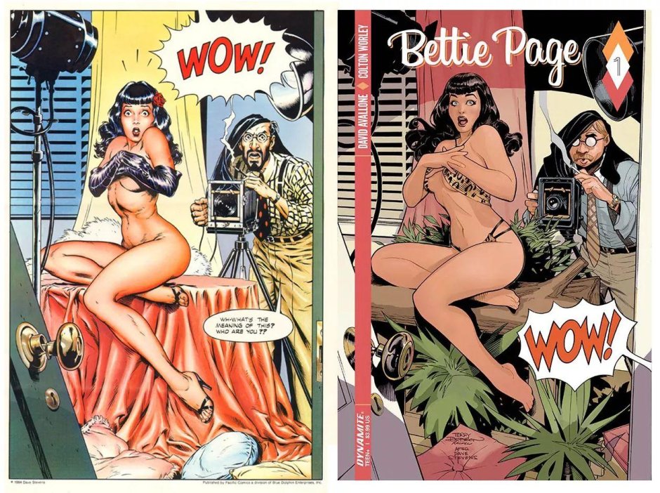 Bettie page комикс
