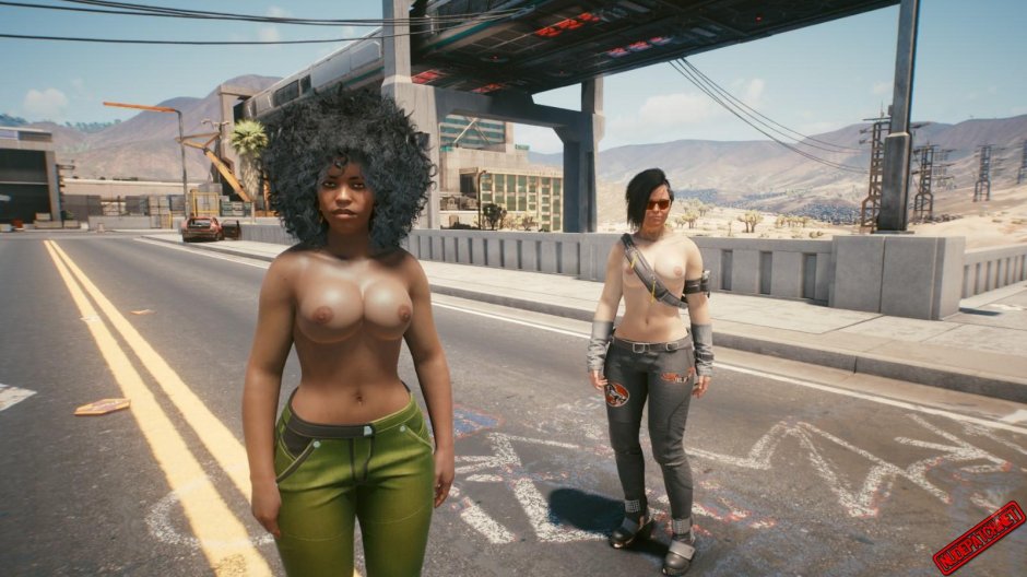 Сиськи киберпанк