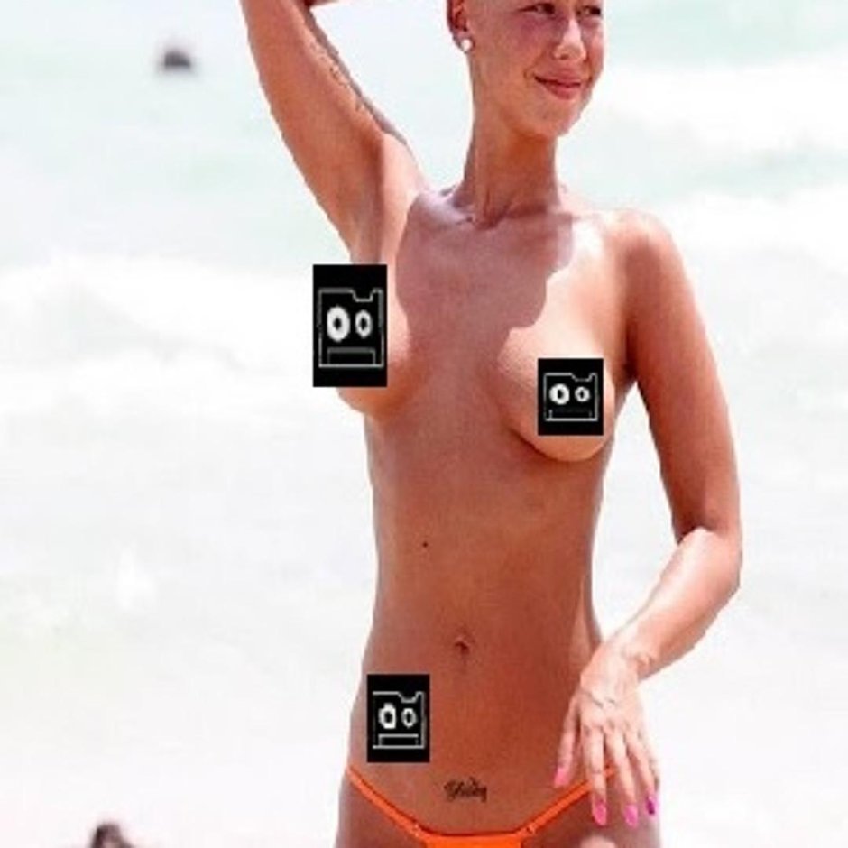 Эмбер роуз топлесс