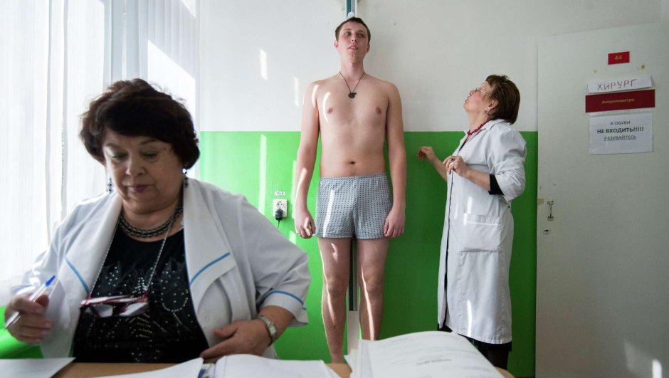 Медосмотр у хирурга в военкомате
