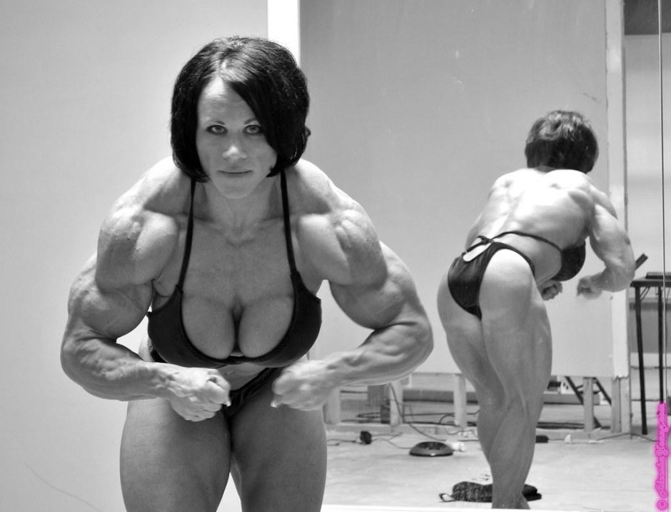 Aleesha young muscle