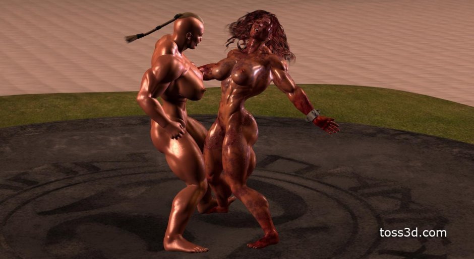 Tatyana & superlana ( muscle catfight comics)