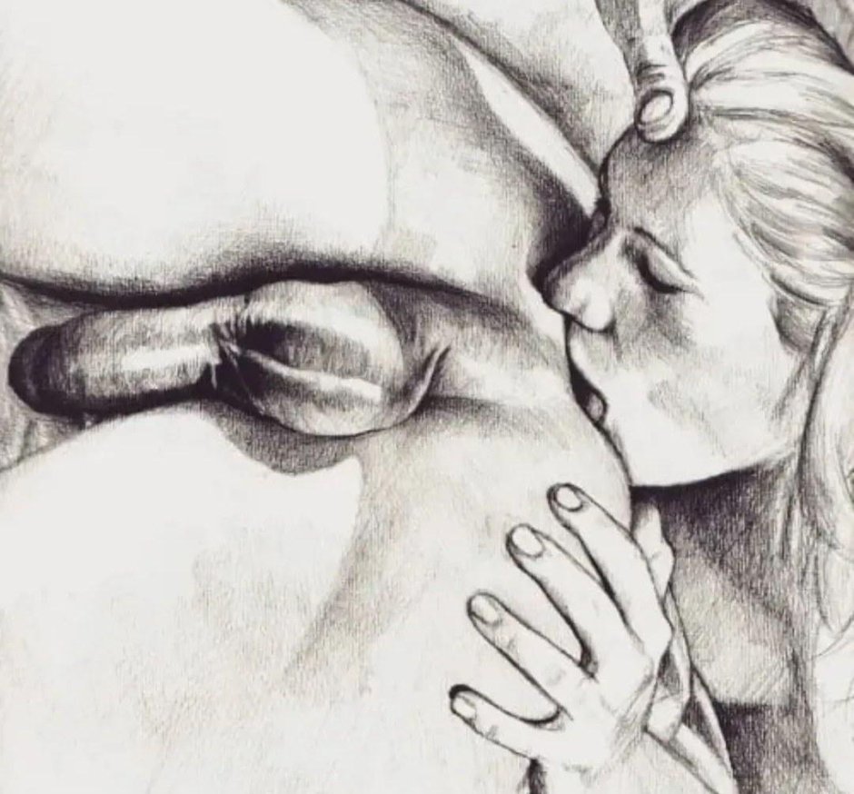Рисунки карандашом порно