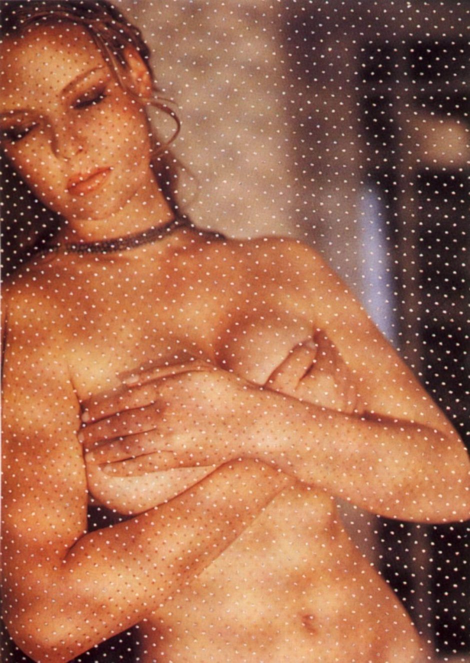 Сетчатый топ