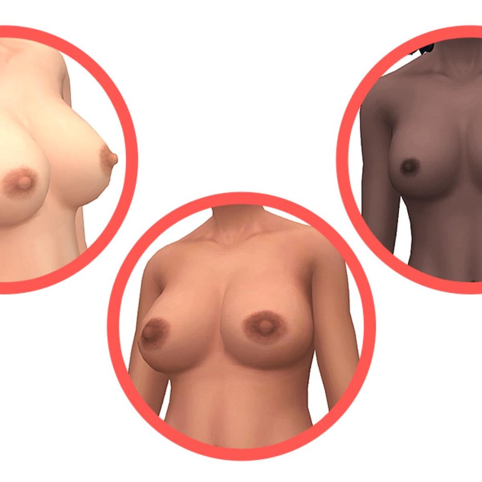 Симс реалистичные сиськи