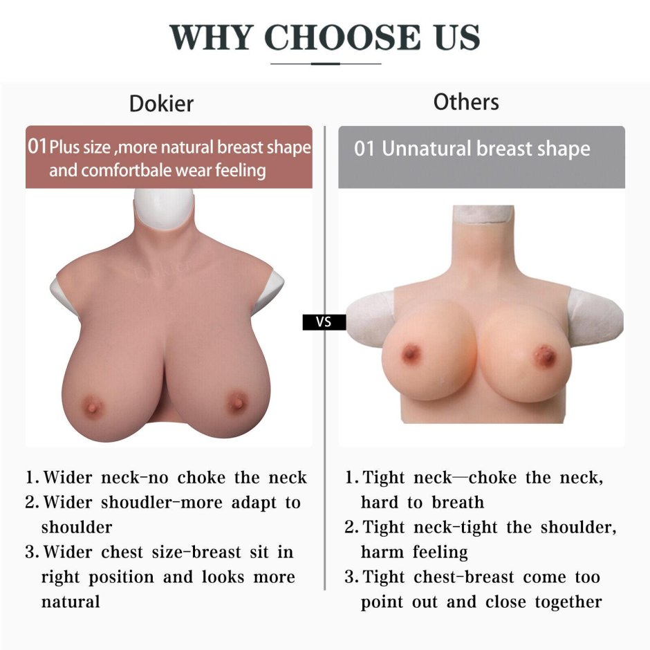 Большая искусственная грудь