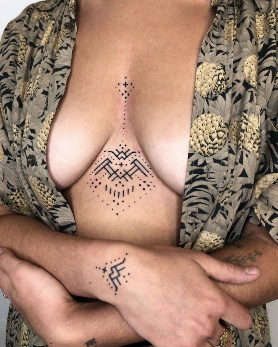 Грудь татуировки