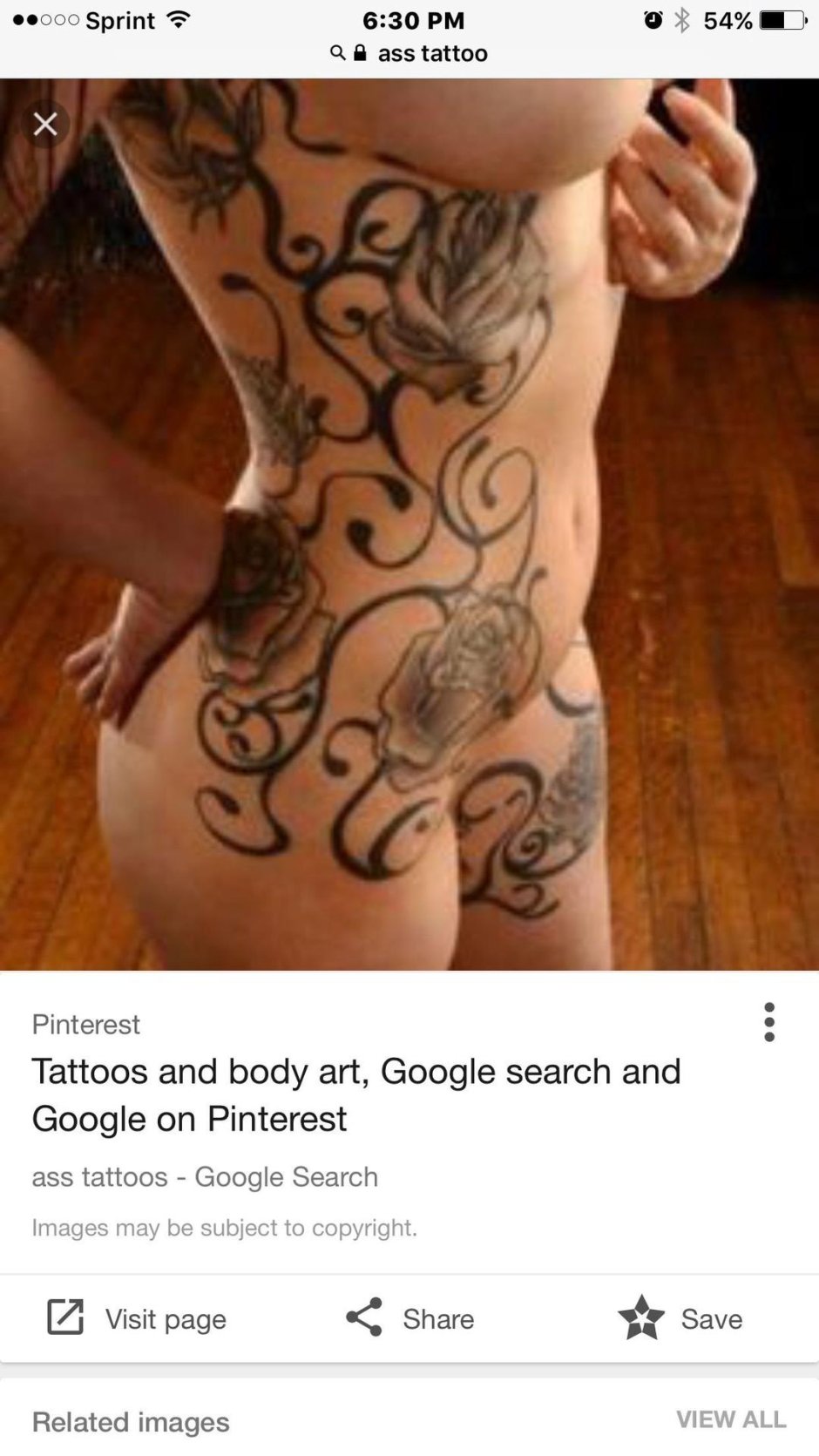 Красивая татуировка