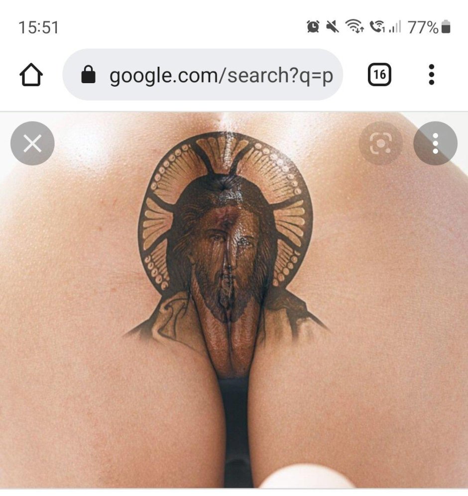 Тату иисуса христа