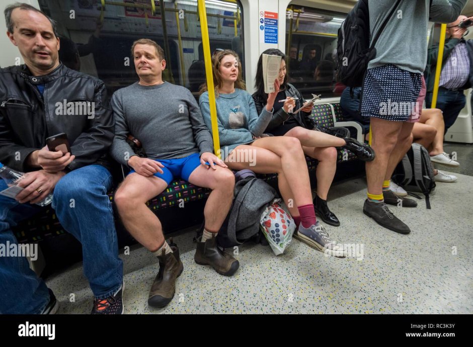No pants subway ride london 2014
