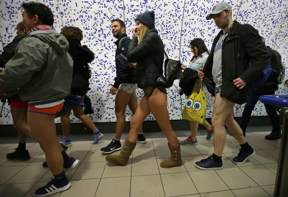 No pants subway ride