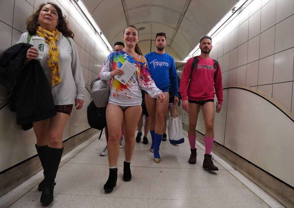 No pants subway ride london 2014