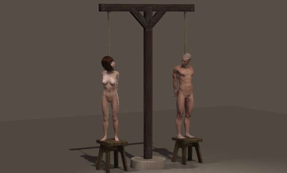 Эротическое повешение голых парней