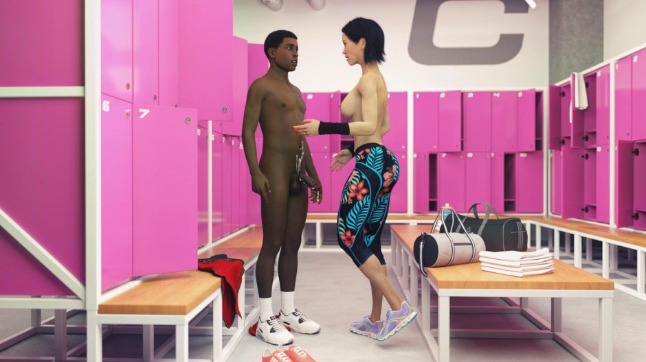 Порно комикс спортзал