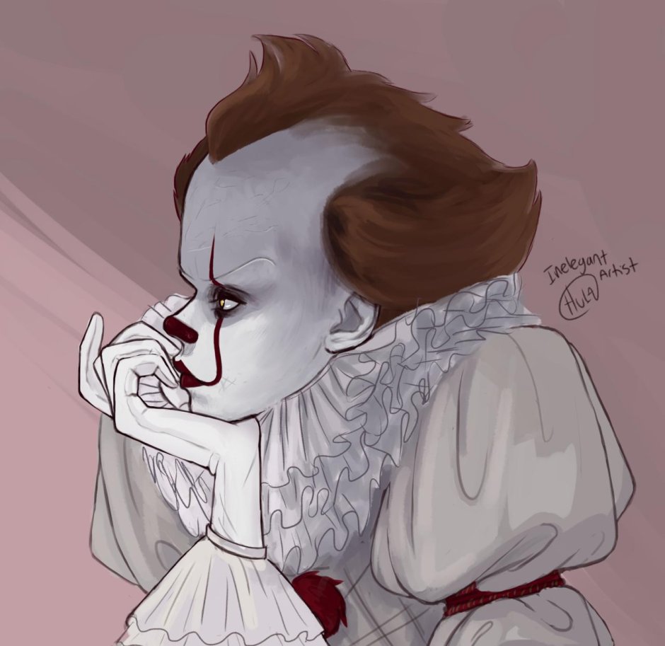 Стивен кинг оно клоун пеннивайз арт