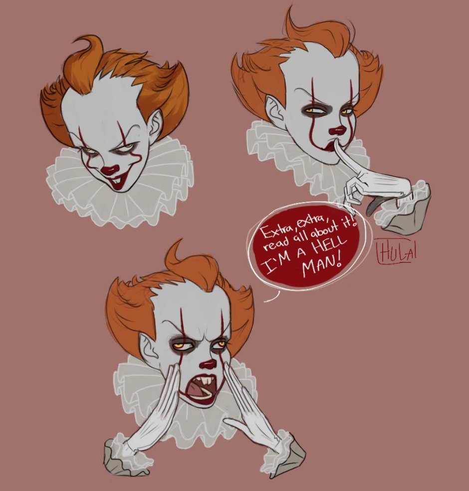 Пеннивайз рисунок