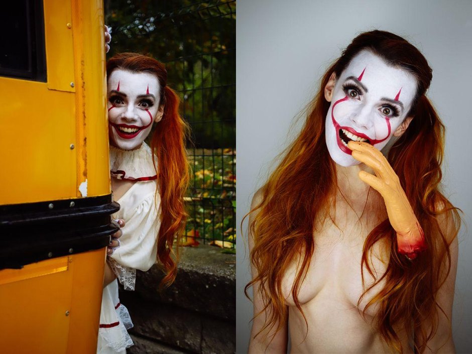 Пеннивайз девушка косплей xxx